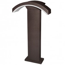 Φωτιστικό Κολωνάκι LED 10W 230V 600lm 4000K Λευκό Φως Ημέρας 50cm Αλουμινίου Σκουριά IP54 9-19186610